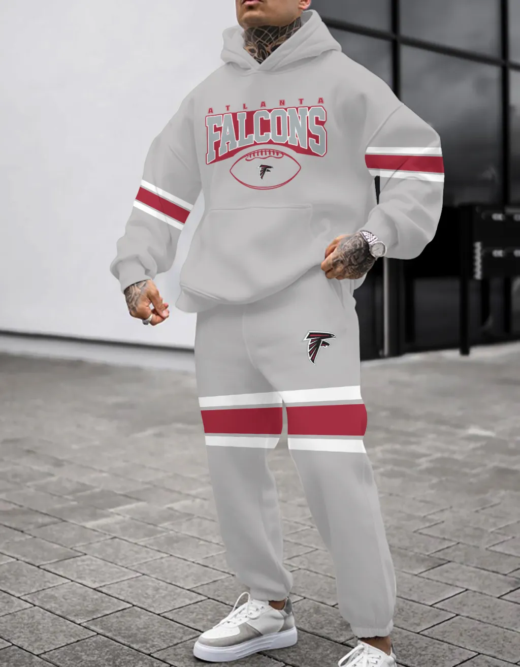 Atlanta Falcons Pullover Hoodie And Sweatpants Set