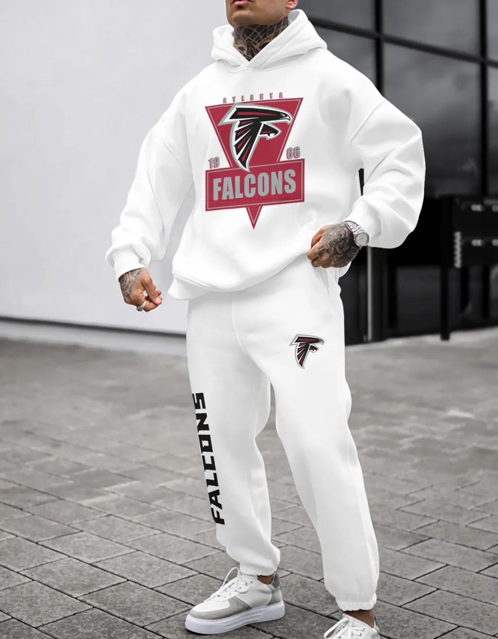 Atlanta Falcons Pullover Hoodie And Sweatpants Set