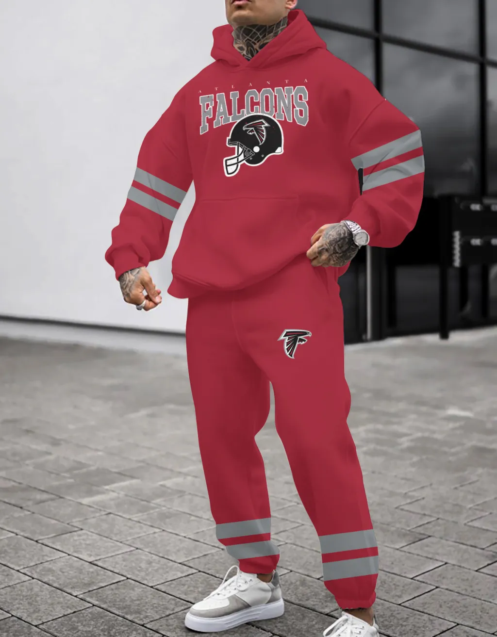 Atlanta Falcons Pullover Hoodie And Sweatpants Set