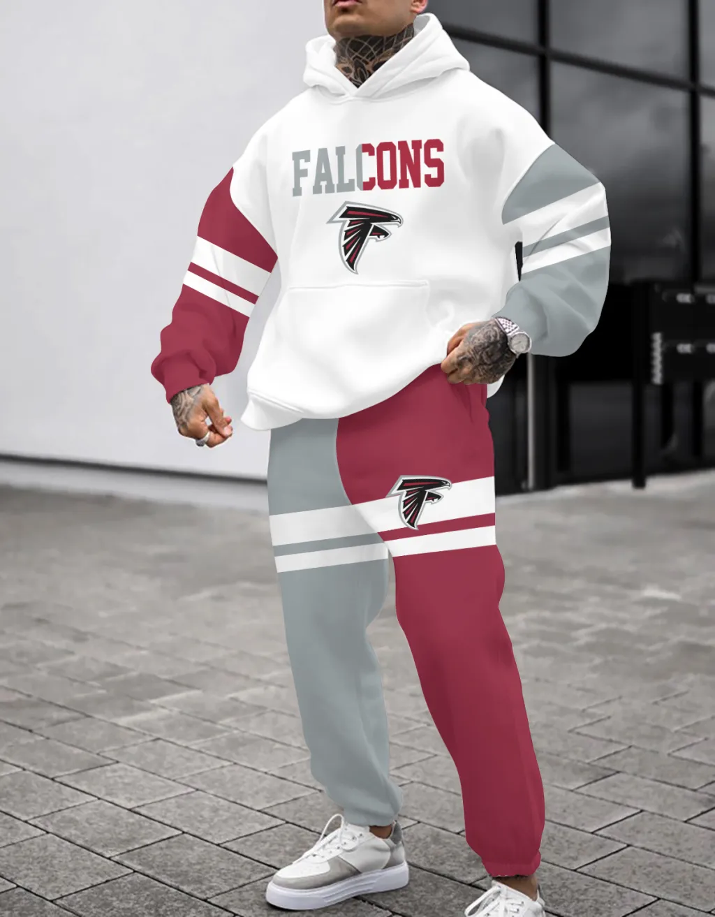 Atlanta Falcons Pullover Hoodie And Sweatpants Set