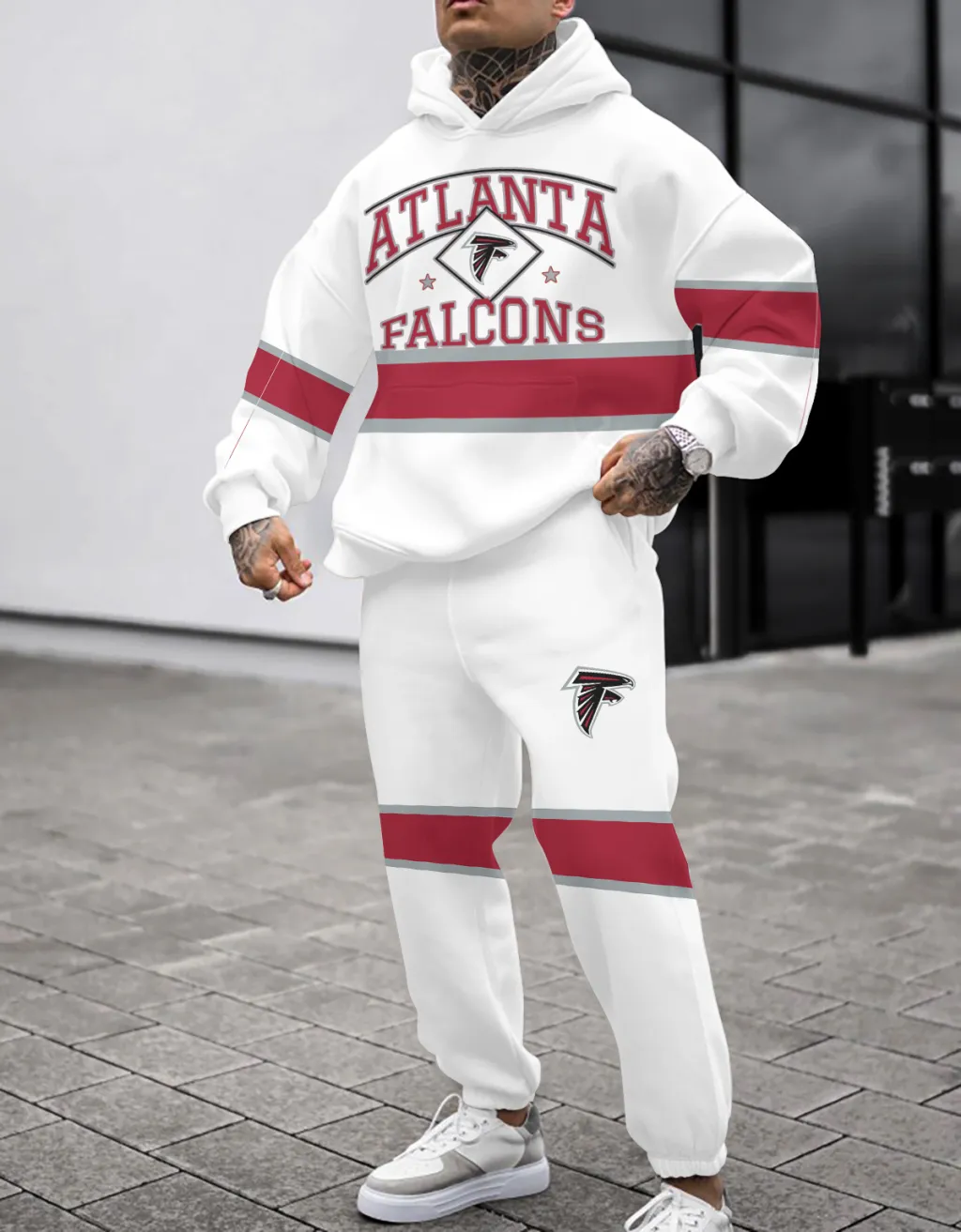 Atlanta Falcons Pullover Hoodie And Sweatpants Set