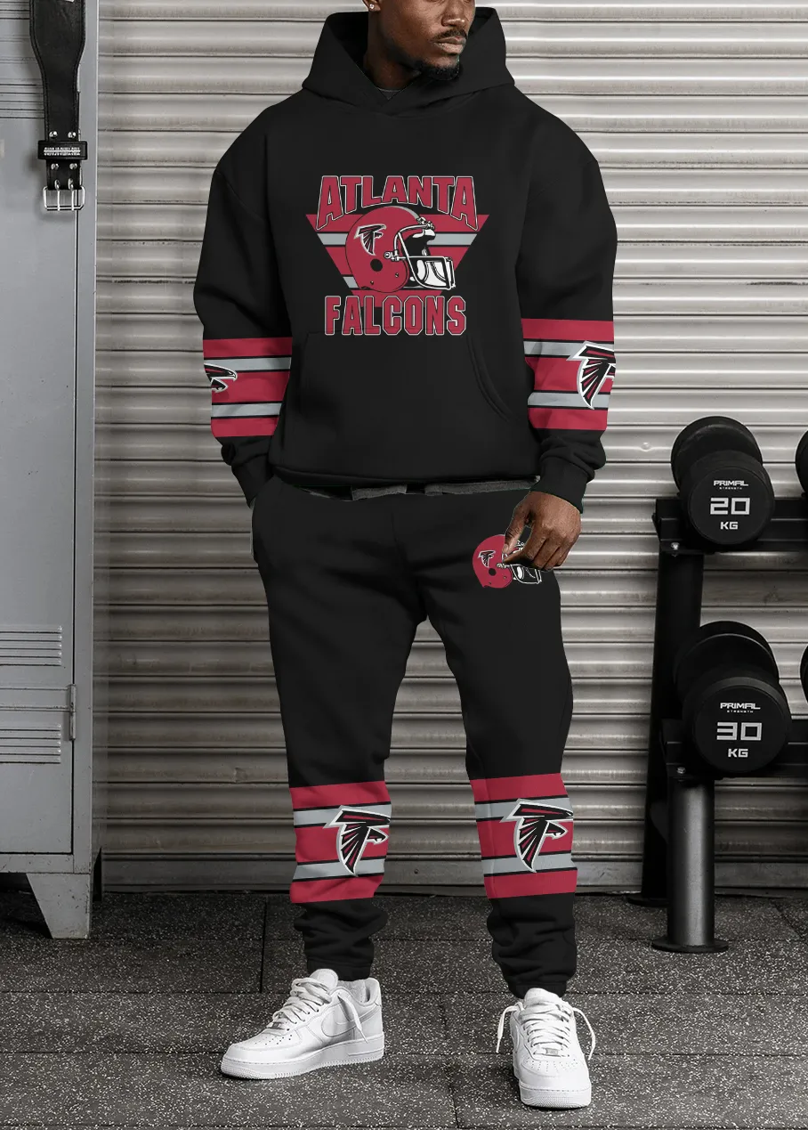 Atlanta Falcons Pullover Hoodie And Sweatpants Set