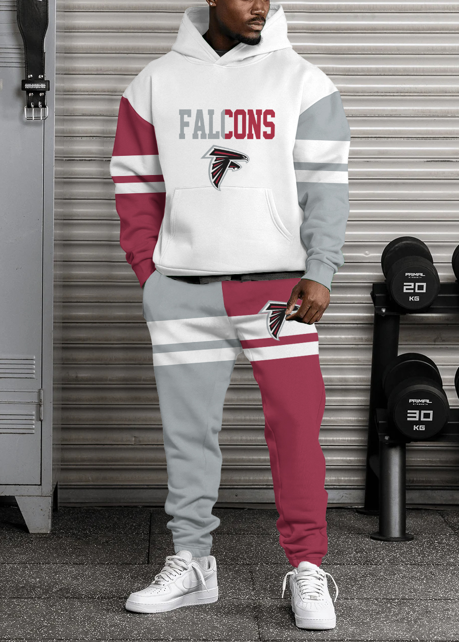 Atlanta Falcons Pullover Hoodie And Sweatpants Set