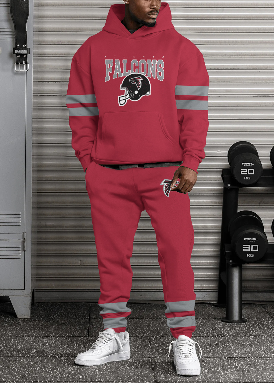 Atlanta Falcons Pullover Hoodie And Sweatpants Set