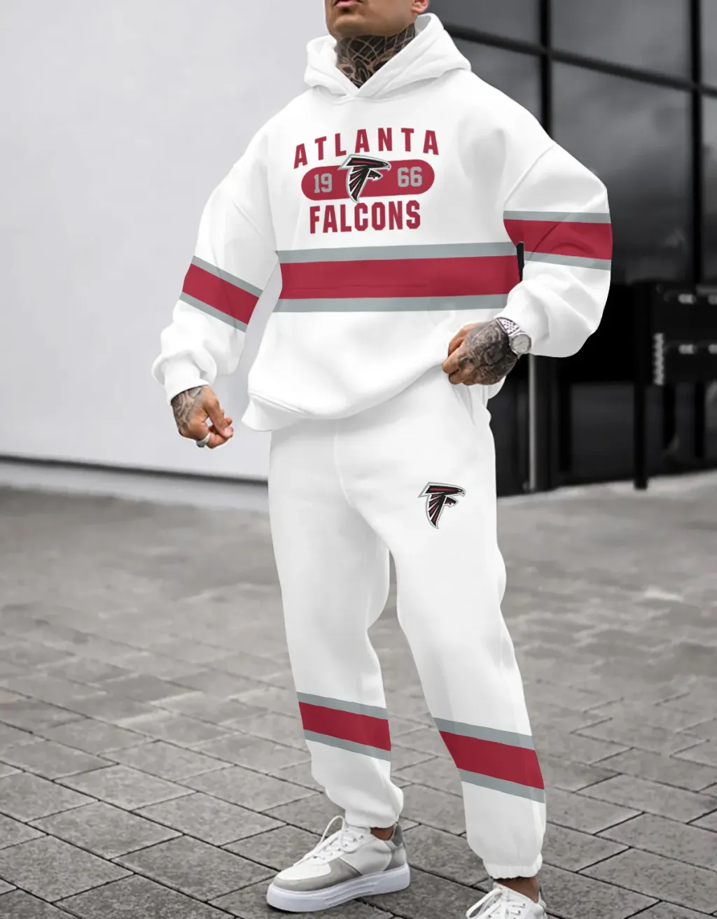 Atlanta Falcons Pullover Hoodie And Sweatpants Set