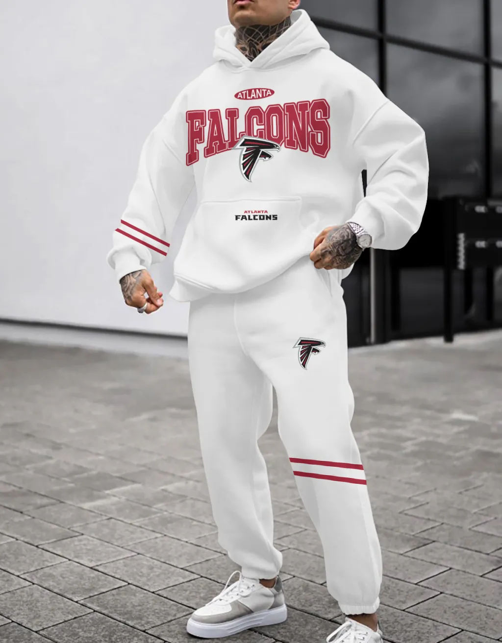 Atlanta Falcons Pullover Hoodie And Sweatpants Set