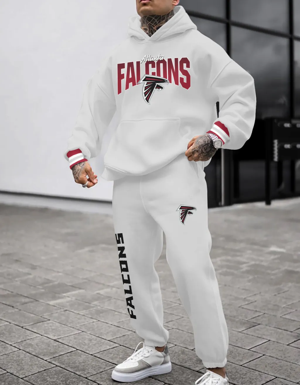 Atlanta Falcons Pullover Hoodie And Sweatpants Set