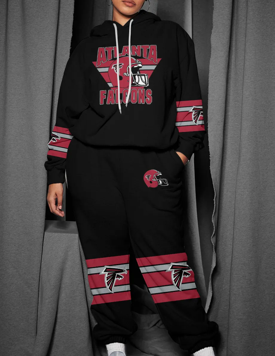 Atlanta Falcons Pullover Hoodie And Sweatpants Set