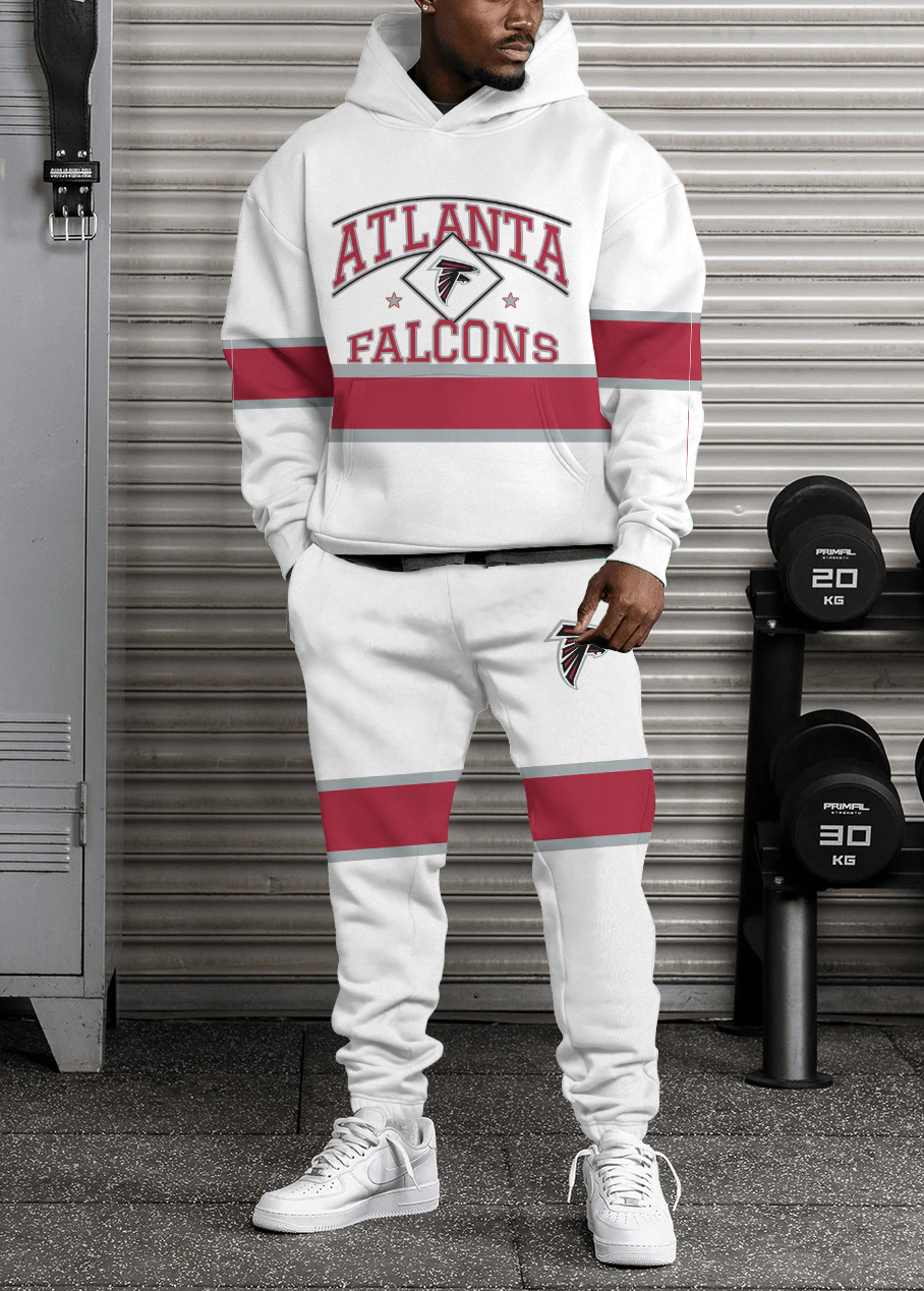 Atlanta Falcons Pullover Hoodie And Sweatpants Set