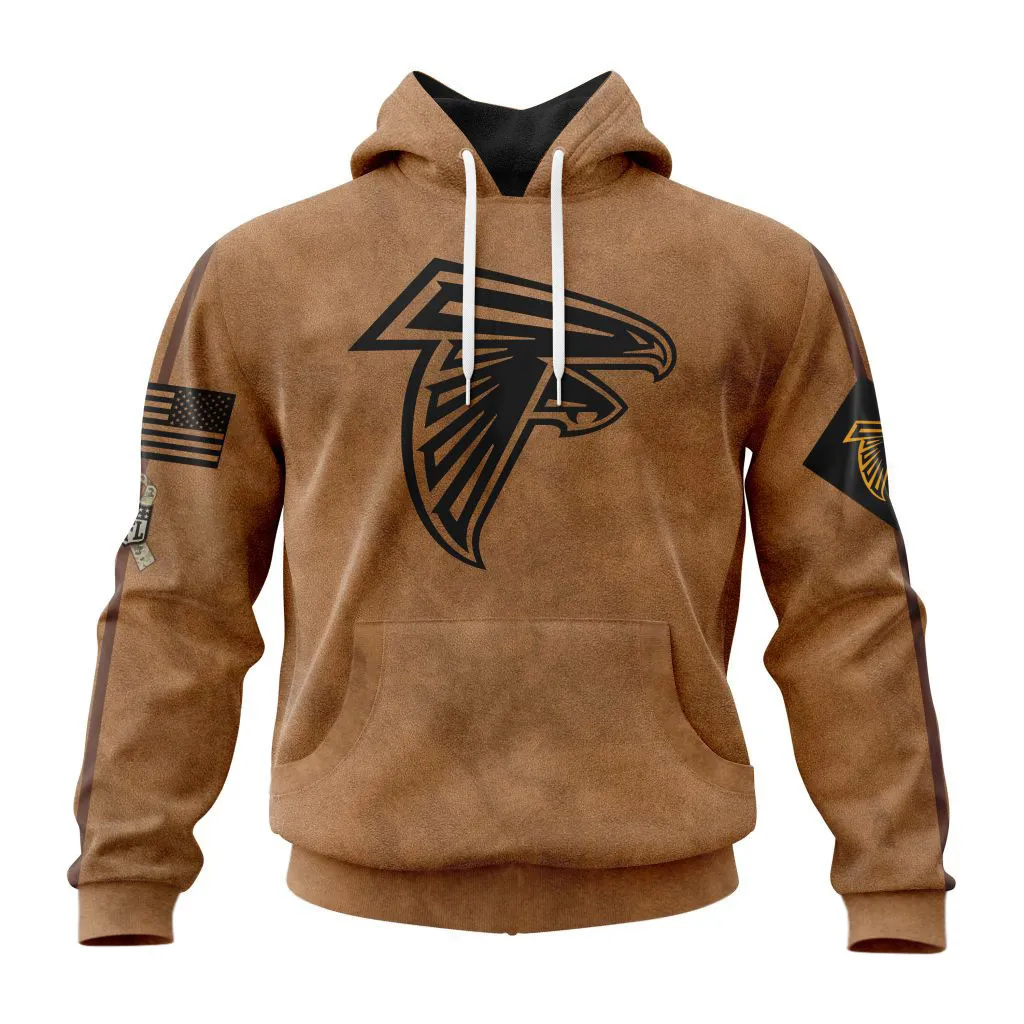 Atlanta Falcons Salute To Service Club Hoodie – Personalized Edition