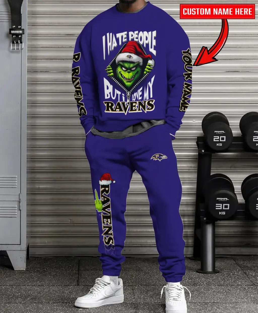 Baltimore Ravens Christmas Collection Unisex Sweatshirt & Sweatpants