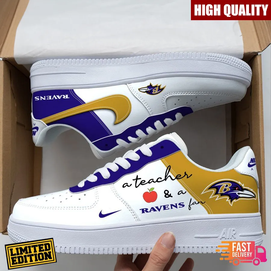 Baltimore Ravens Custom Af1 Sneakers