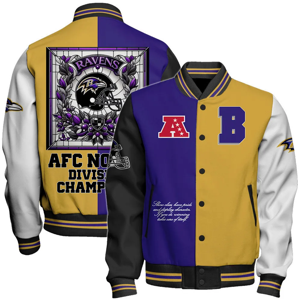 Baltimore Ravens Football Unisex Varsity Jacket