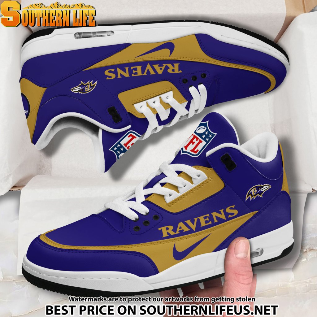 Baltimore Ravens Jd3 New Football Sneakers For Men