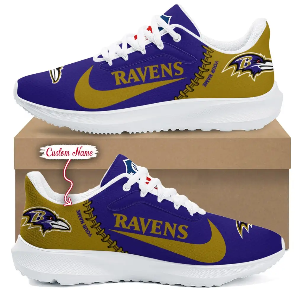 Baltimore Ravens Lightweight Running Shoes – Patch Decor Design