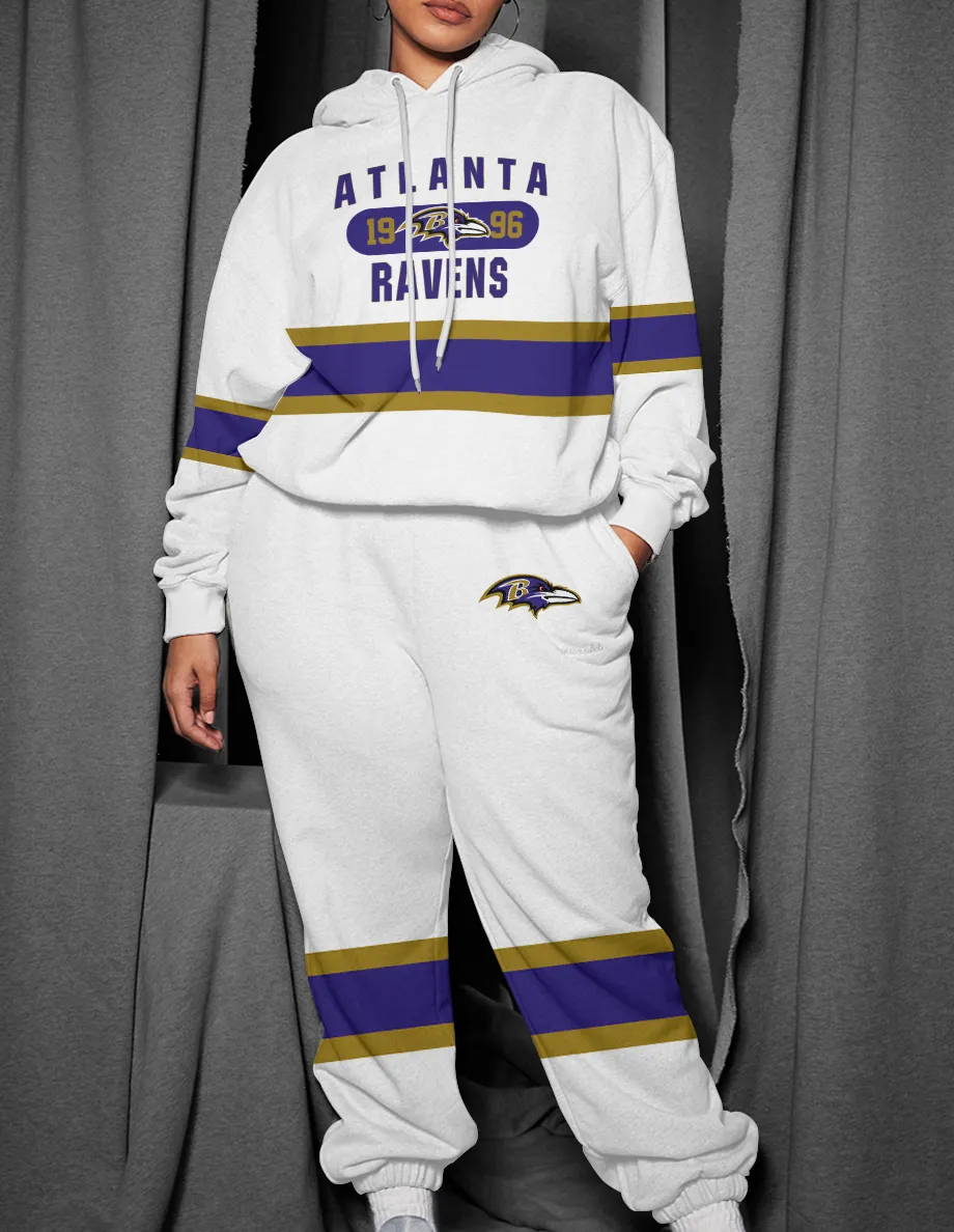 Baltimore Ravens Pullover Hoodie And Sweatpants Set