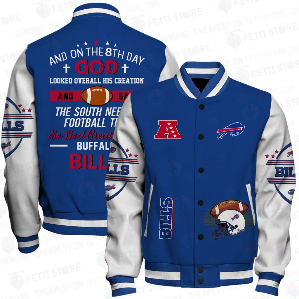 Buffalo Bills Football Unisex Varsity Jacket