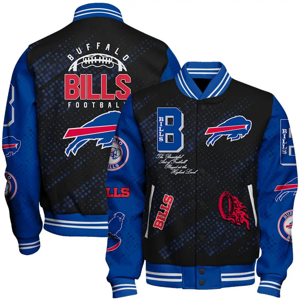 Buffalo Bills Football Unisex Varsity Jacket