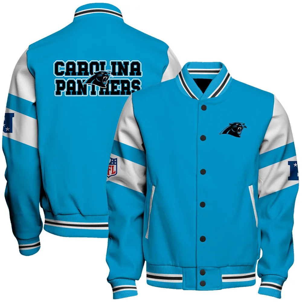 Carolina Panthers Football Unisex Varsity Jacket