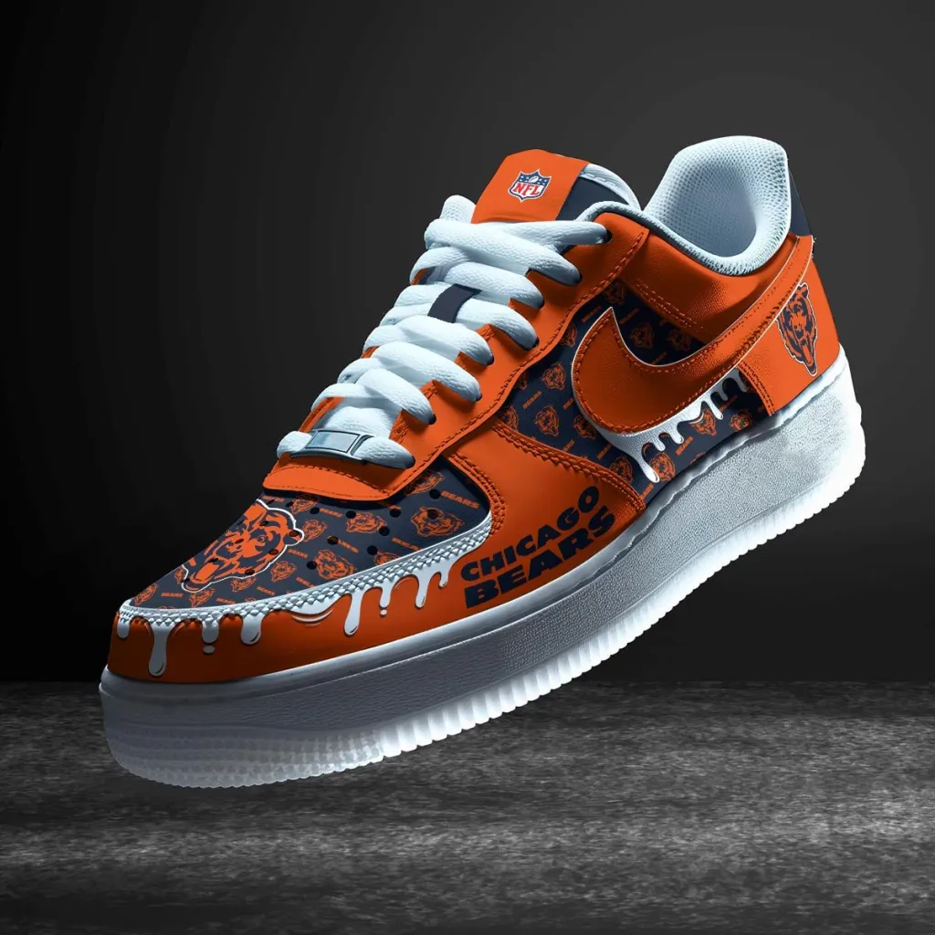 Chicago Bears Custom Af 1 Sneakers