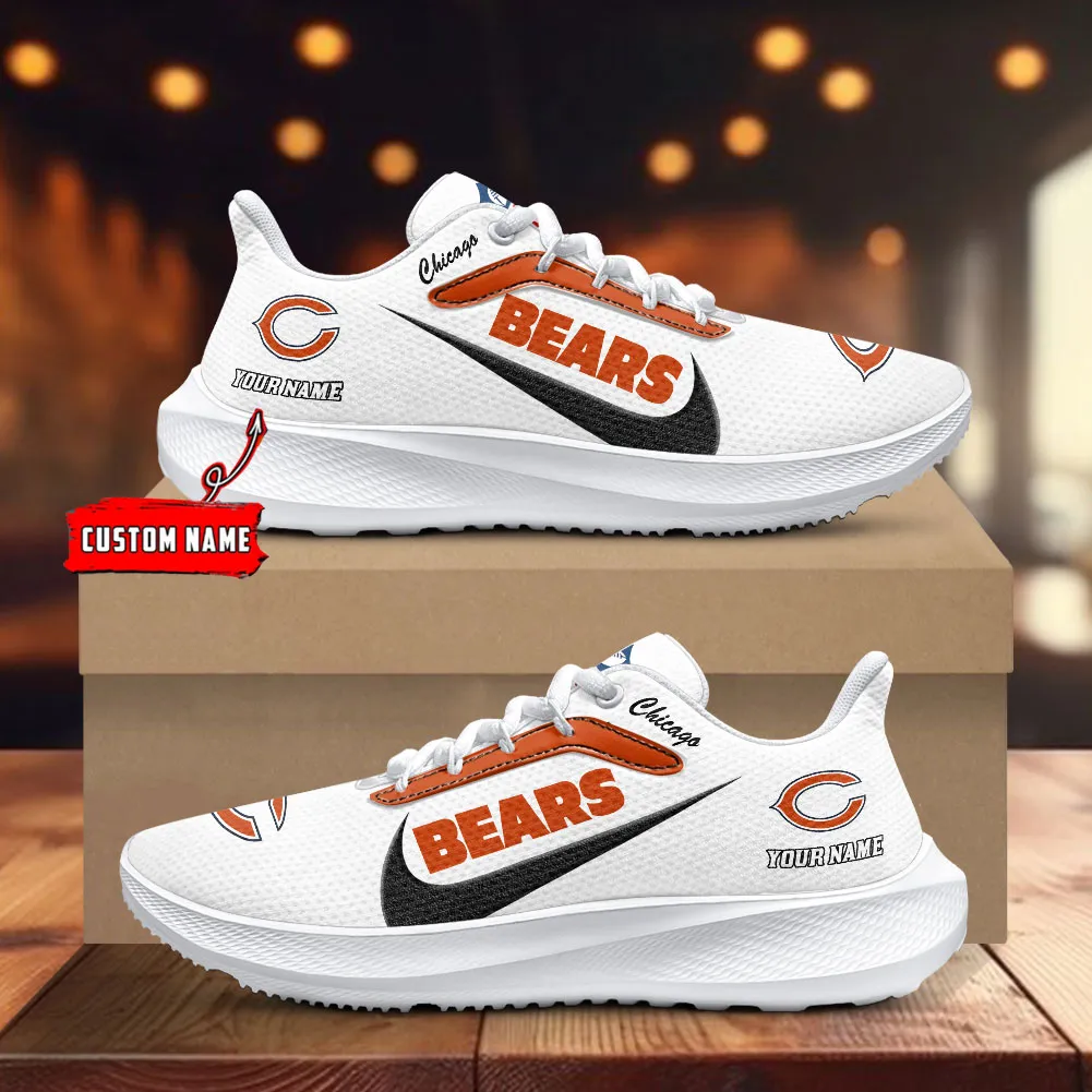 Chicago Bears Lightweight Patch Decor Running Shoes