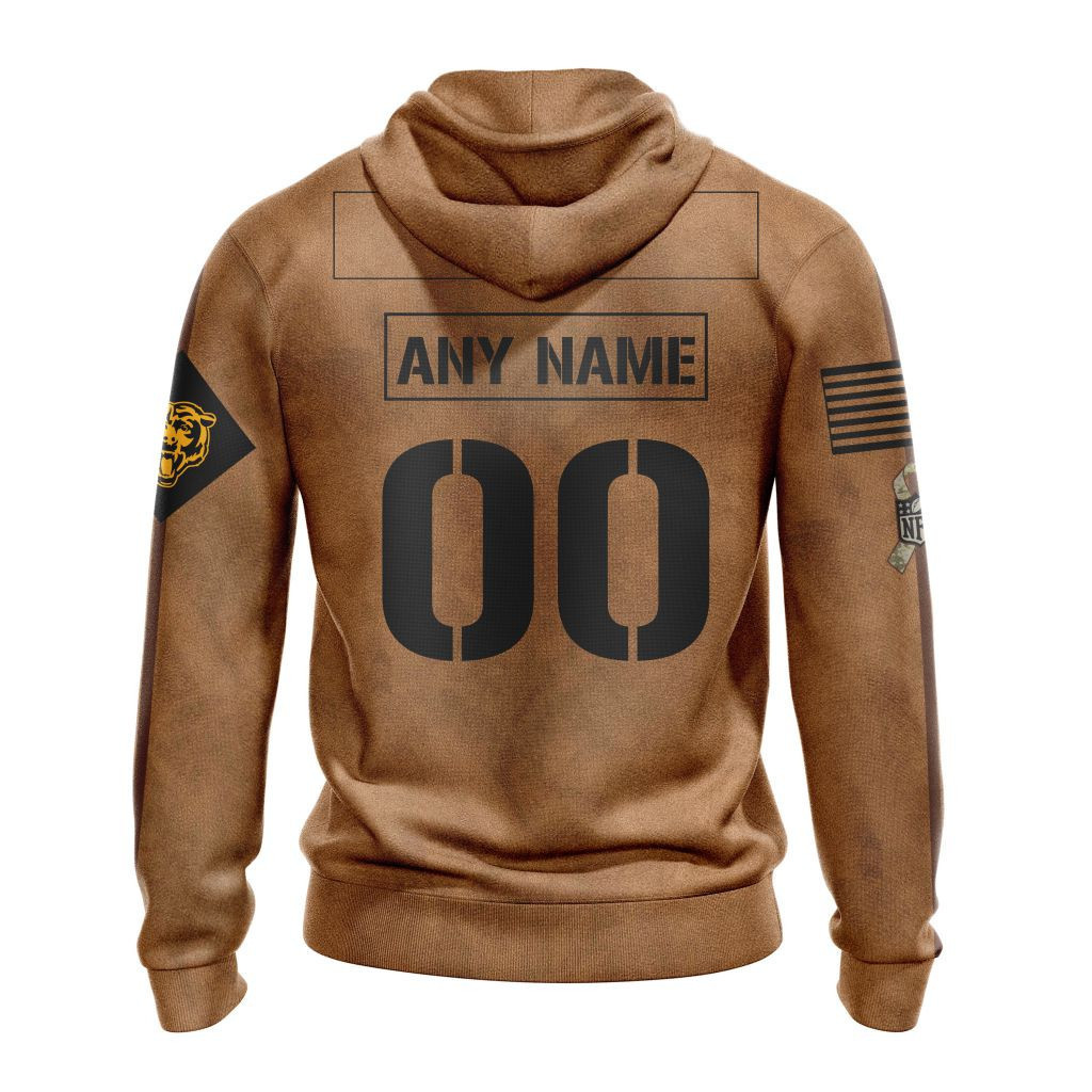 Chicago Bears Salute To Service Club Hoodie – Personalized Edition