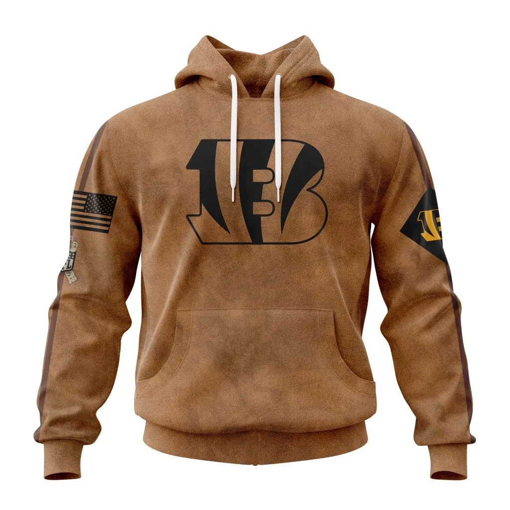 Cincinnati Bengals Salute To Service Club Hoodie For Men