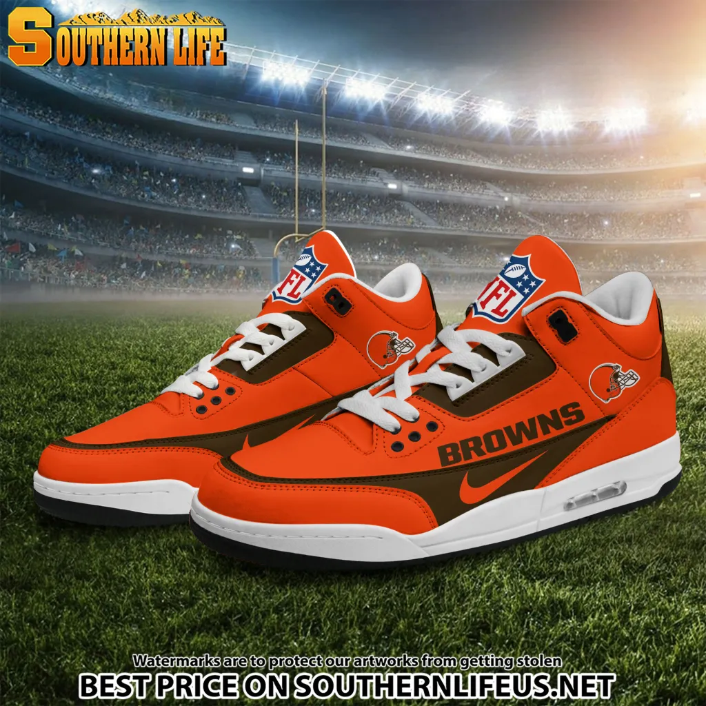 Cleveland Browns Jd3 Football Sneakers – New Sports Shoes For Fans