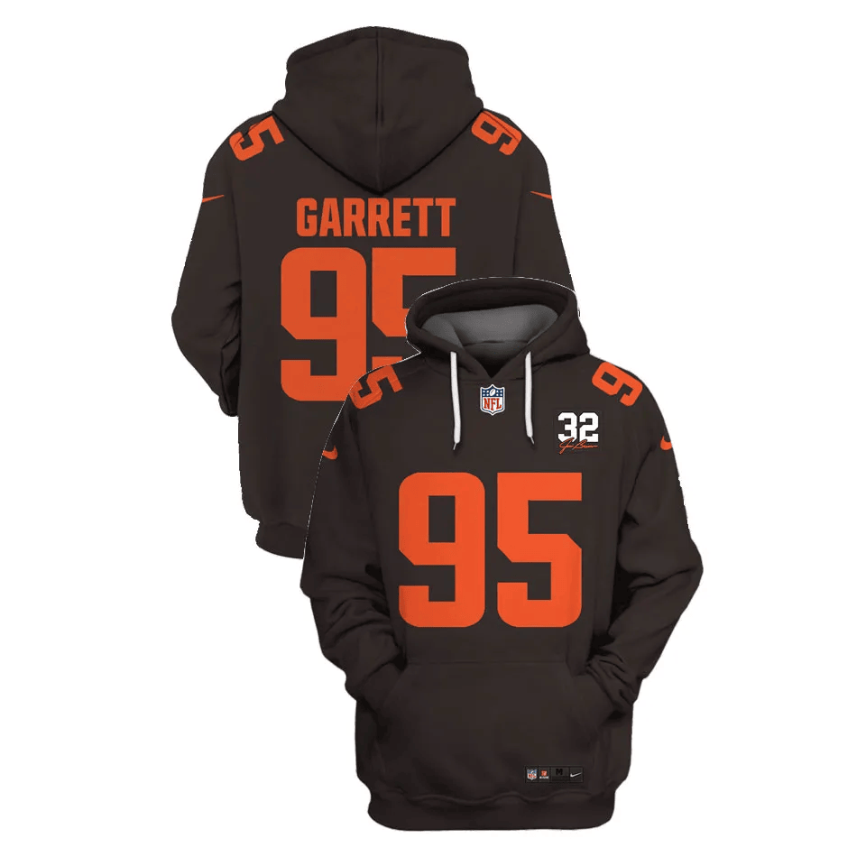 Cleveland Browns Personalized Football Hoodie Style Jersey