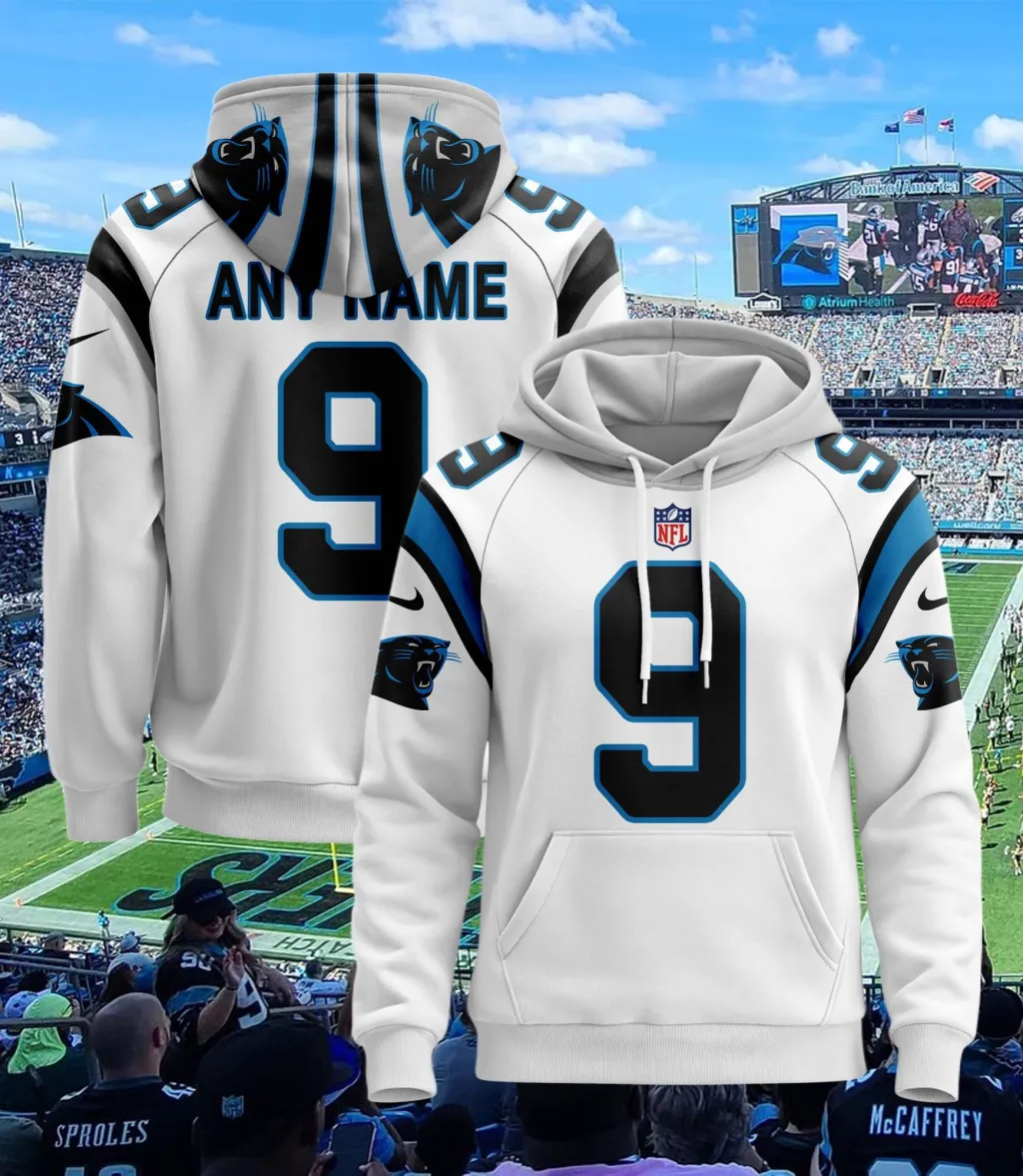 Custom Carolina Panthers Football Hoodie Jersey For Fans