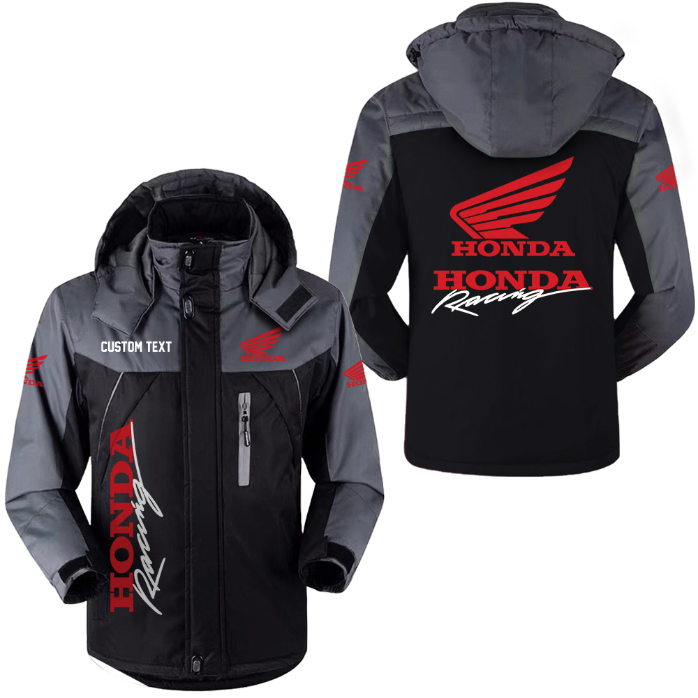 Custom Honda Windbreaker Ski Jacket With Name & Logo Options V2