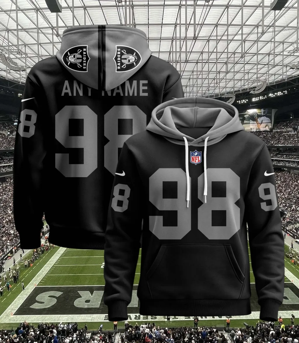 Custom Las Vegas Raiders Football Hoodie Jersey For Fans