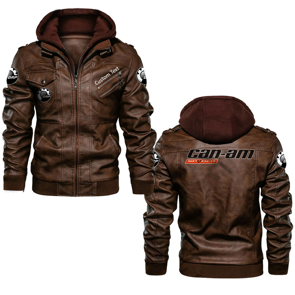 Custom Leather Jacket For Can-Am Spyder Or Any Vehicle Brand