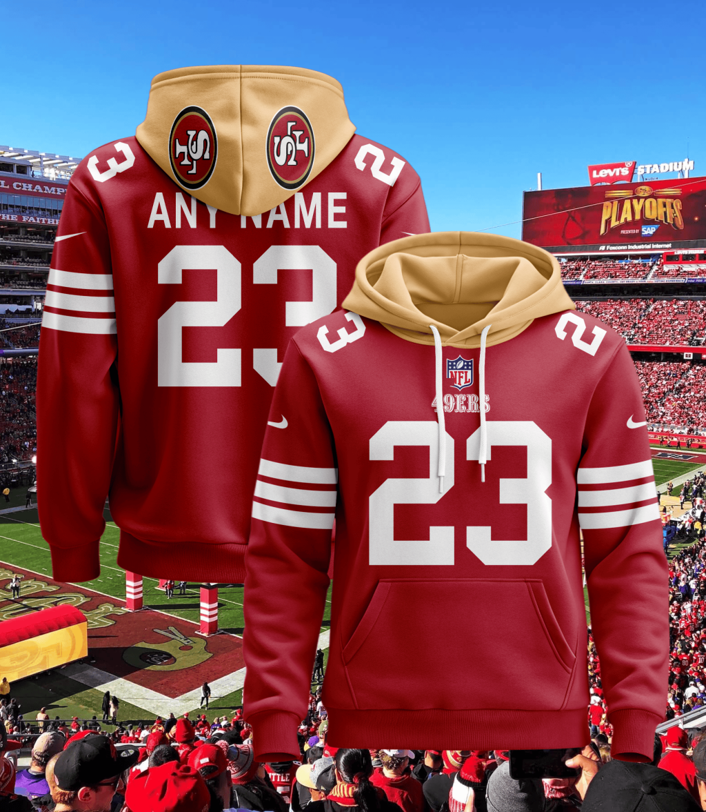 Custom San Francisco 49Ers Football Hoodie Jersey For Fans