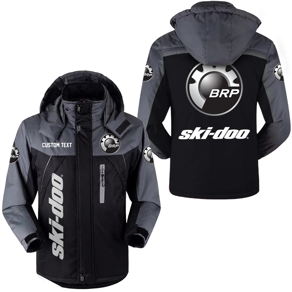 Custom Ski-Doo Windbreaker Jacket With Name & Logo For Cars/Bikes