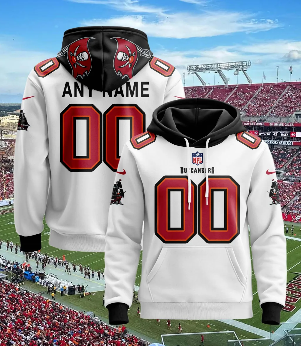 Custom Tampa Bay Buccaneers Football Hoodie Jersey For Fans