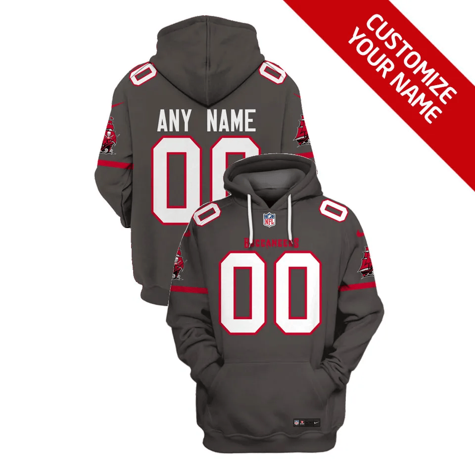 Custom Tampa Bay Buccaneers Football Hoodie Jersey For Fans