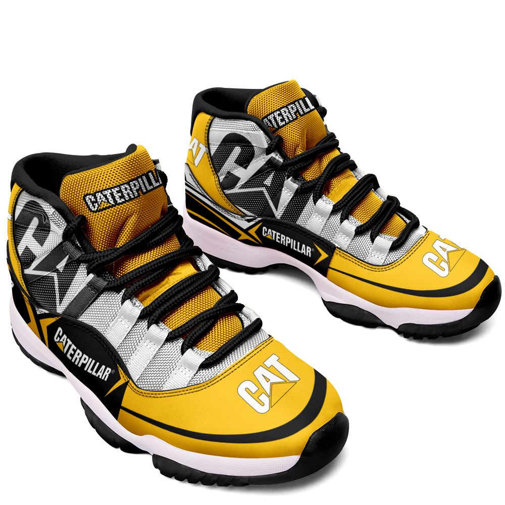 Custom Vintage Caterpillar Inc Sneakers With Any Logo Or Car Model