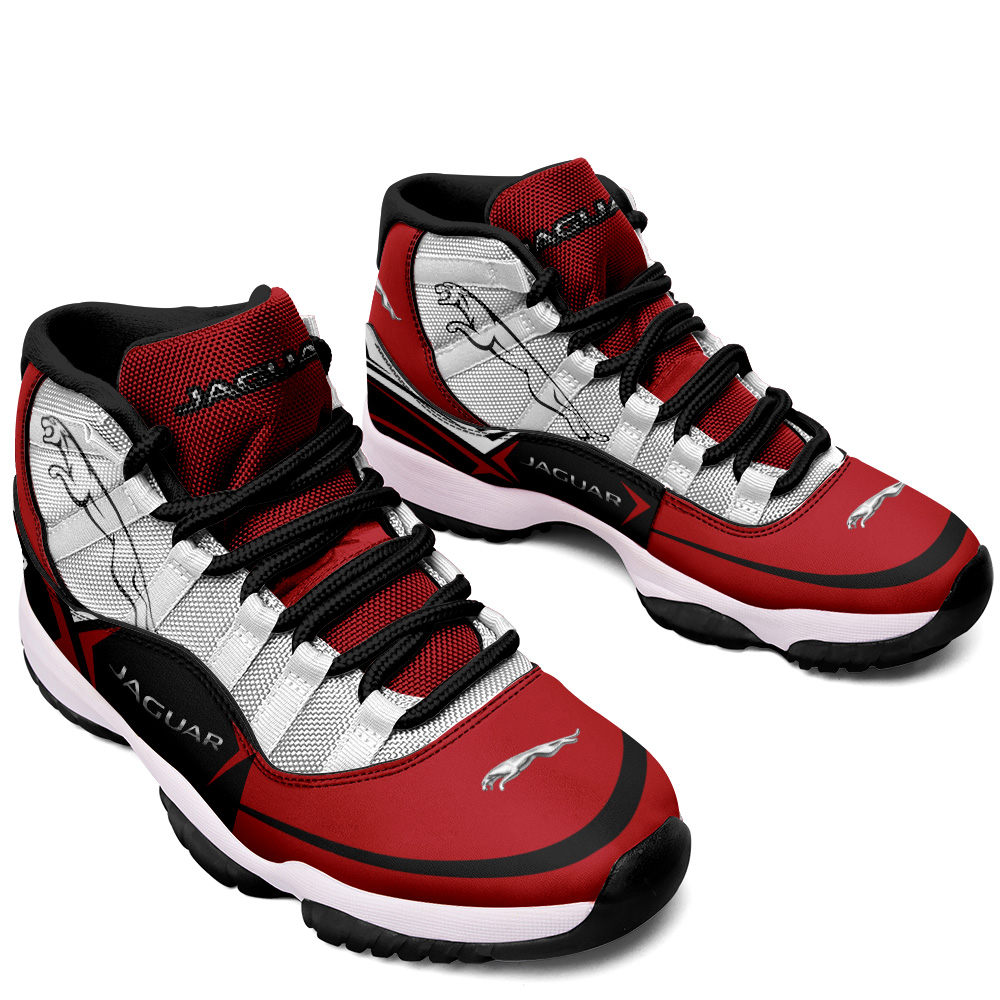 Custom Vintage Jaguar Car Sneakers – Any Logo Or Model Design