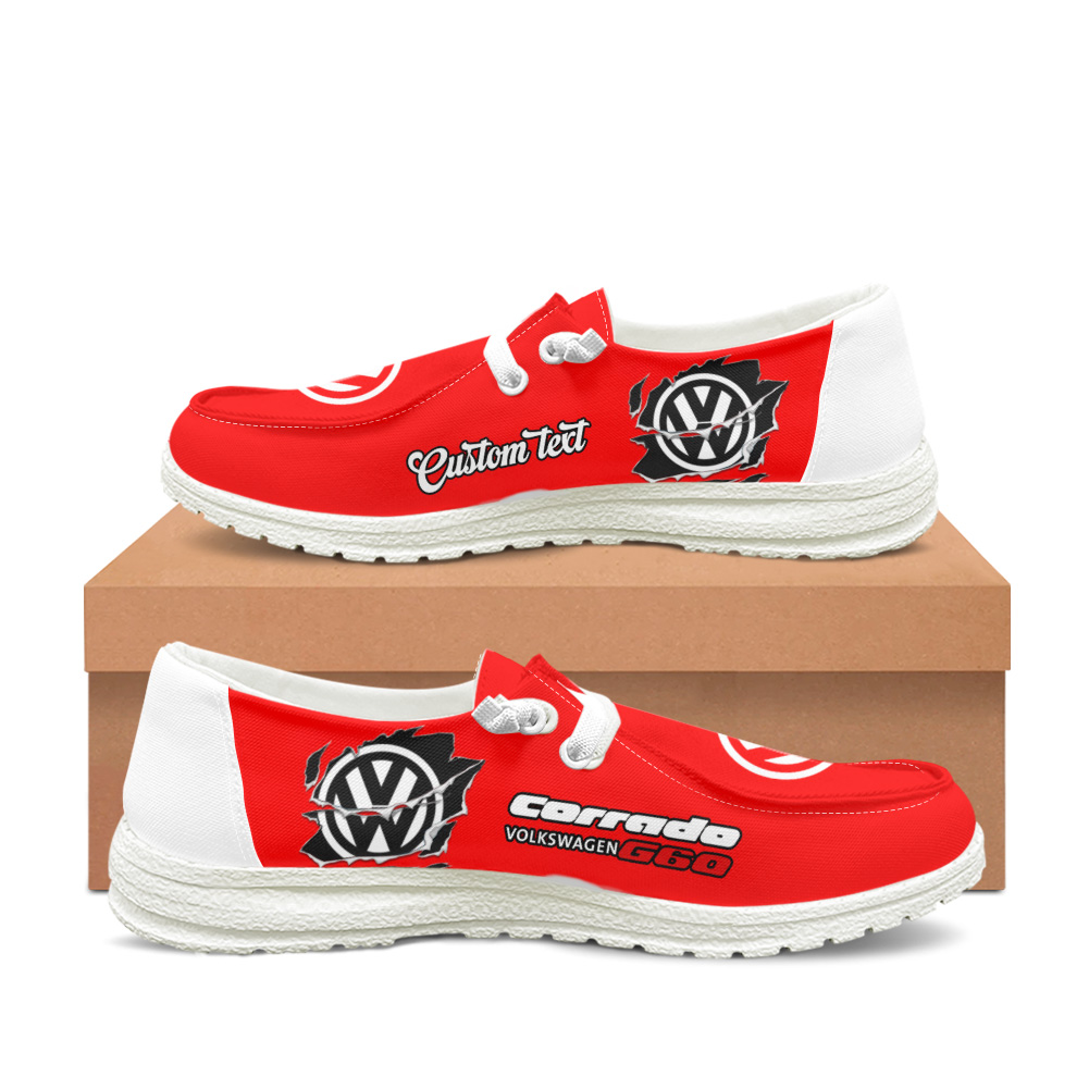 Custom Volkswagen Corrado G60 Moccasin Slippers With Name/Logo