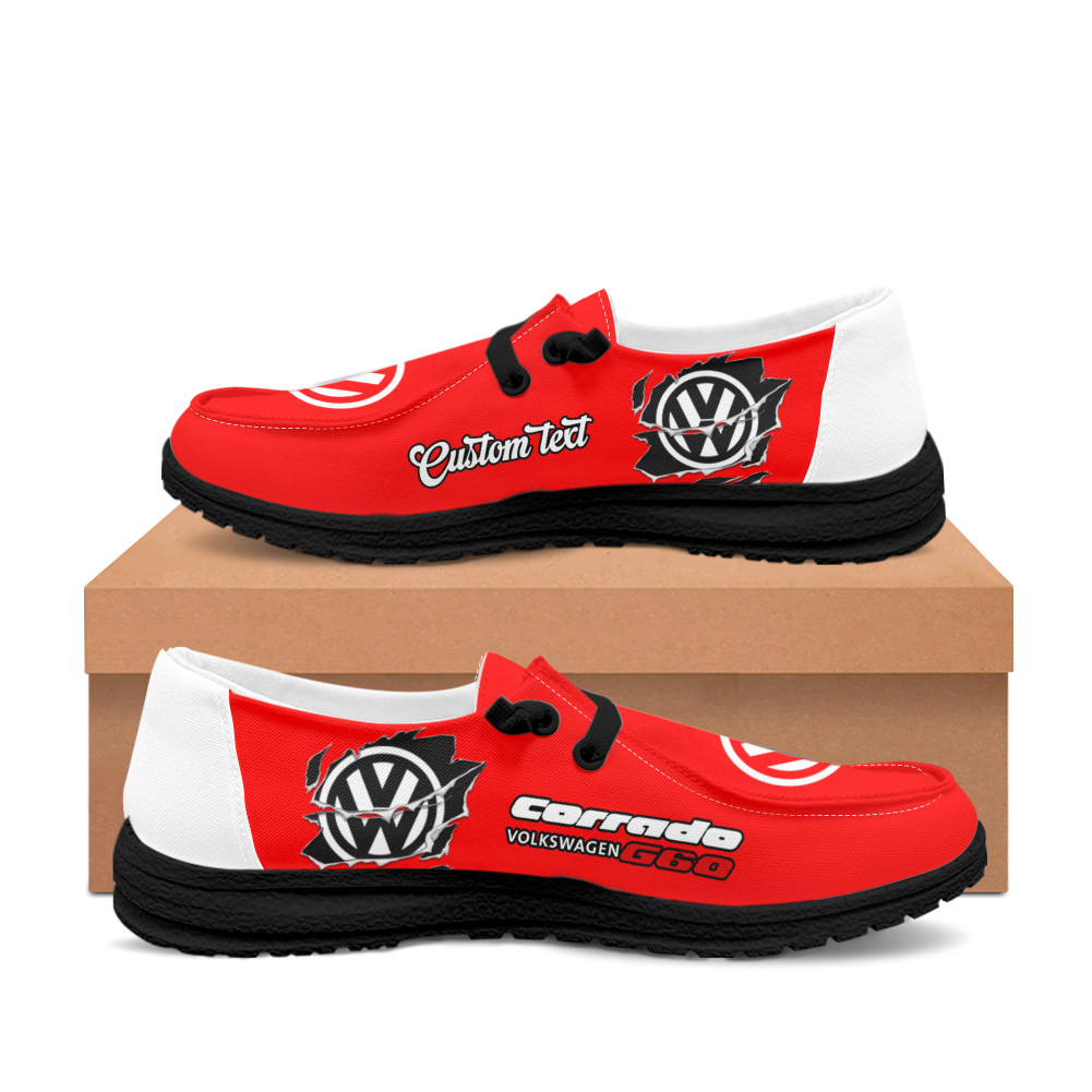 Custom Volkswagen Corrado G60 Moccasin Slippers With Name/Logo