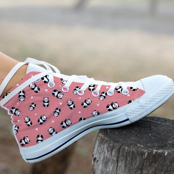 Baby Panda Pattern Canvas Shoes