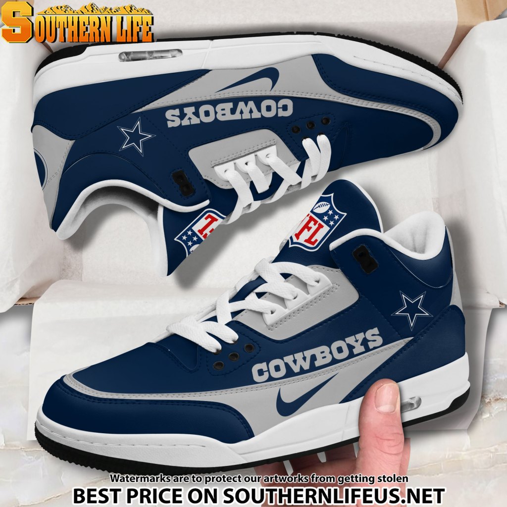 Dallas Cowboys Jd3 New Sport Football Sneakers