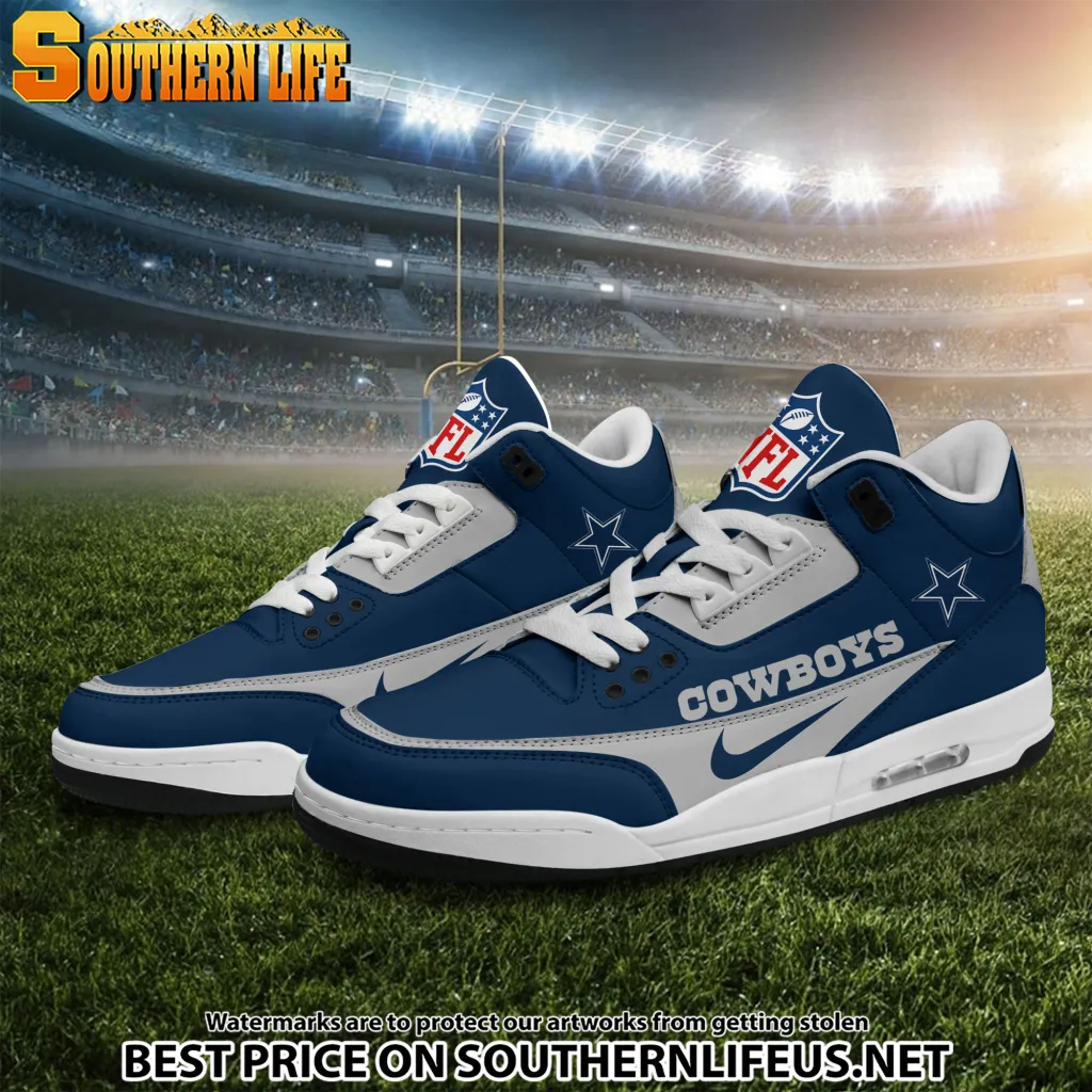 Dallas Cowboys Jd3 New Sport Football Sneakers