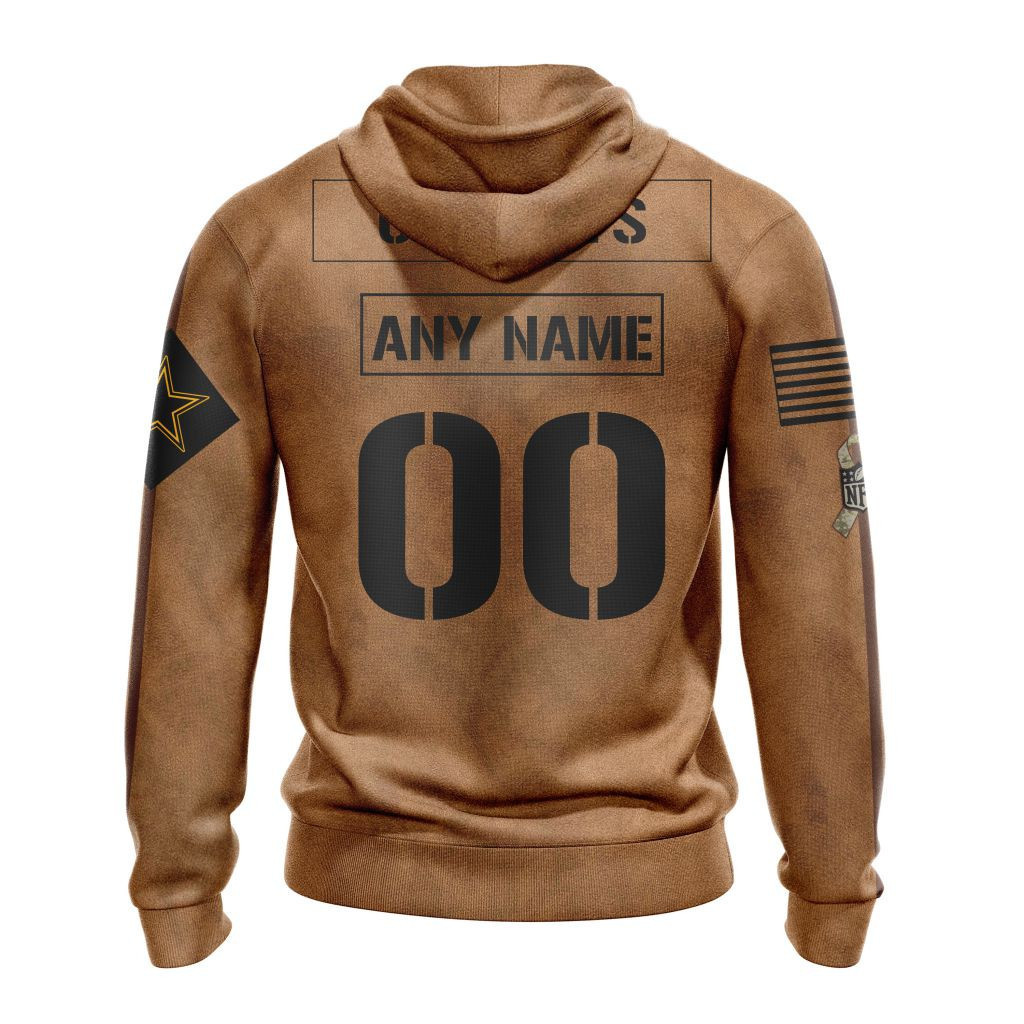 Dallas Cowboys Salute To Service Personalized Club Hoodie