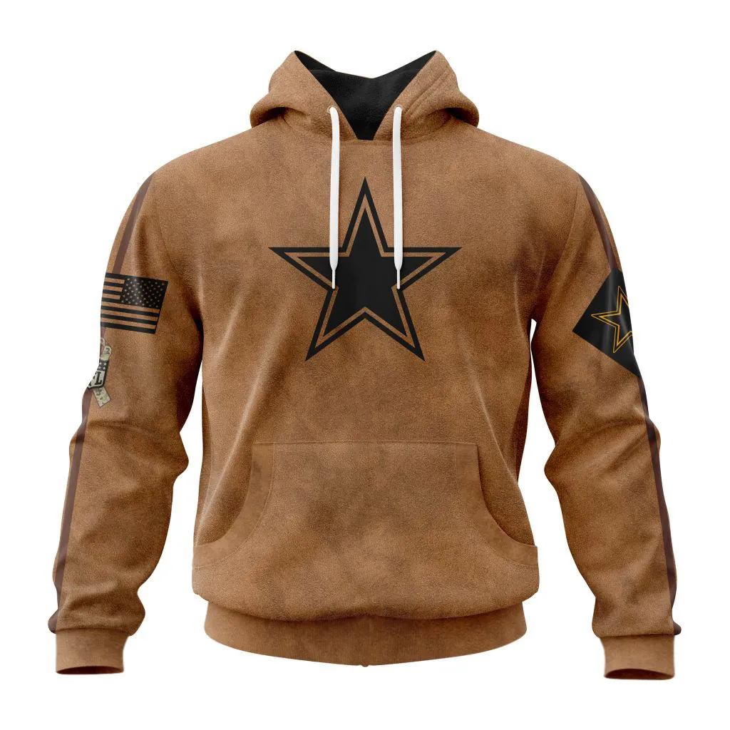 Dallas Cowboys Salute To Service Personalized Club Hoodie