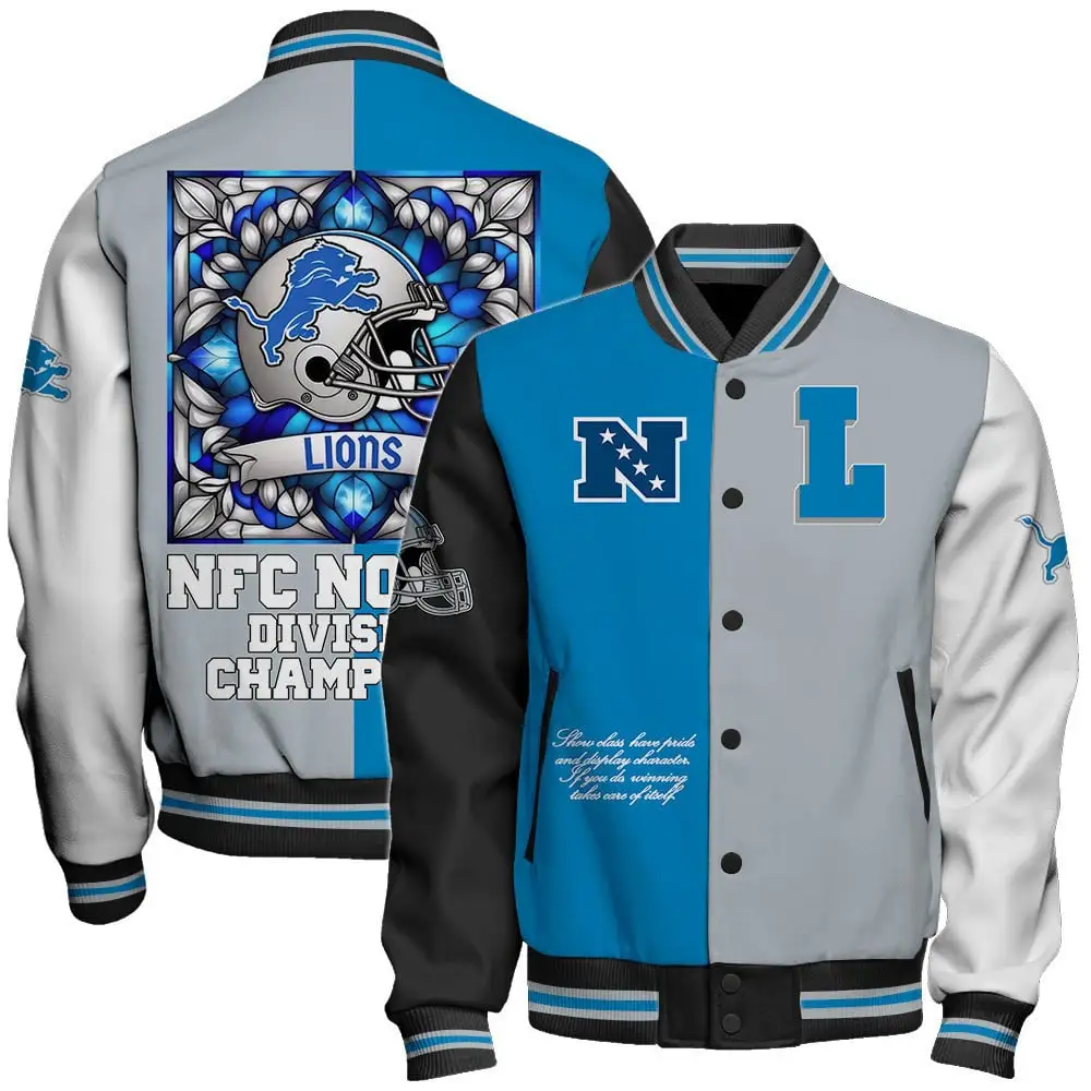 Detroit Lions Football Unisex Varsity Jacket