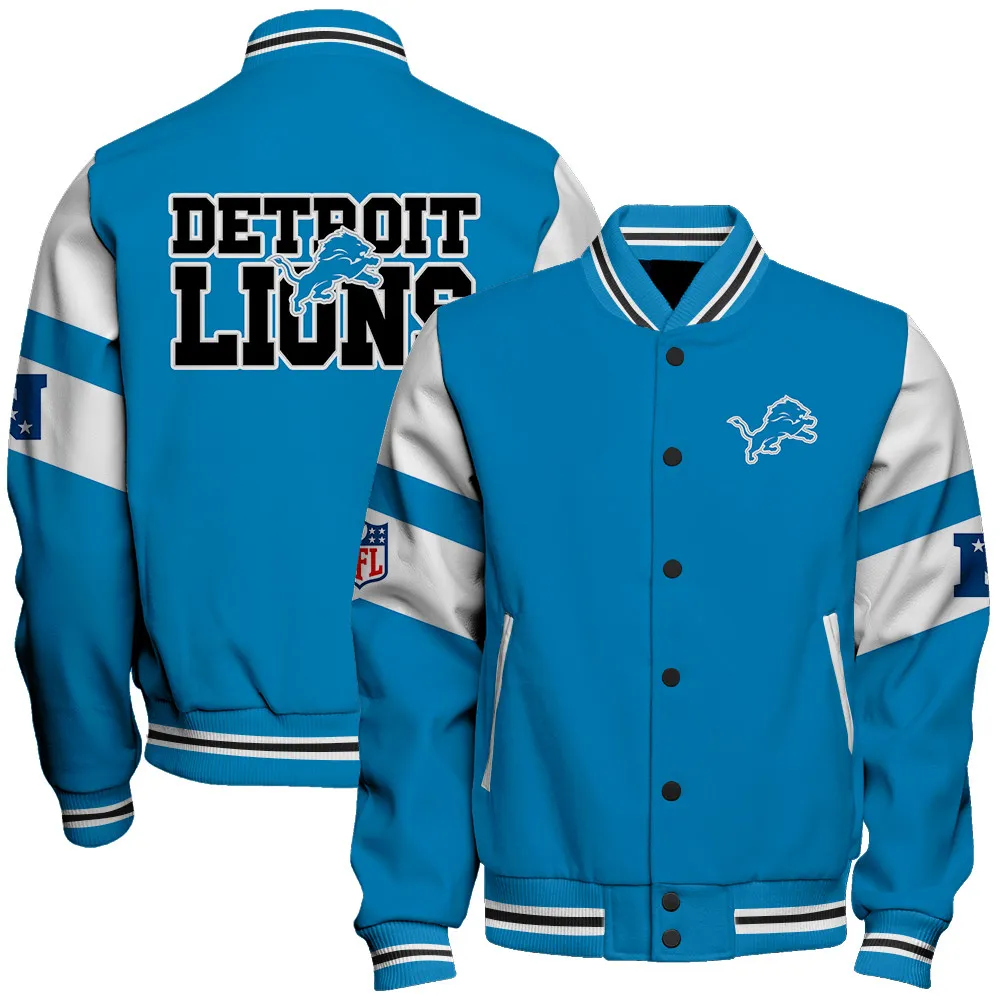 Detroit Lions Football Unisex Varsity Jacket