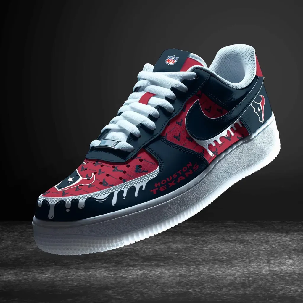 Houston Texans Custom Af1 Sneakers