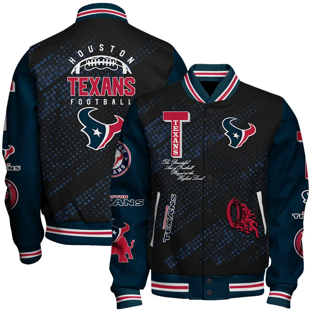 Houston Texans Football Unisex Varsity Jacket